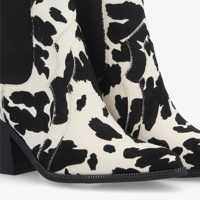 LEONIE CHELSEA W - PONY COW - WHITE/BLACK